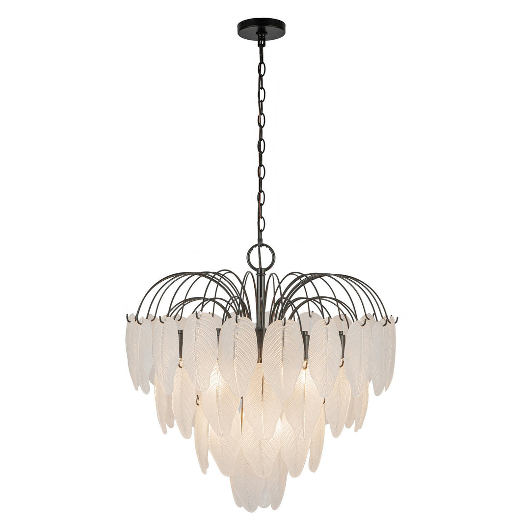 Artcraft Canada - AC11781BK - Ten Light Chandelier - Alessia - Black