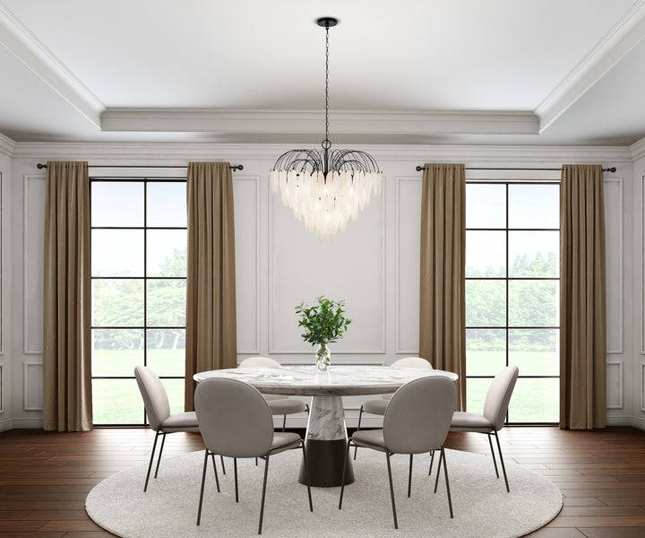 Artcraft Canada - AC11782BK - 19 Light Chandelier - Alessia - Black
