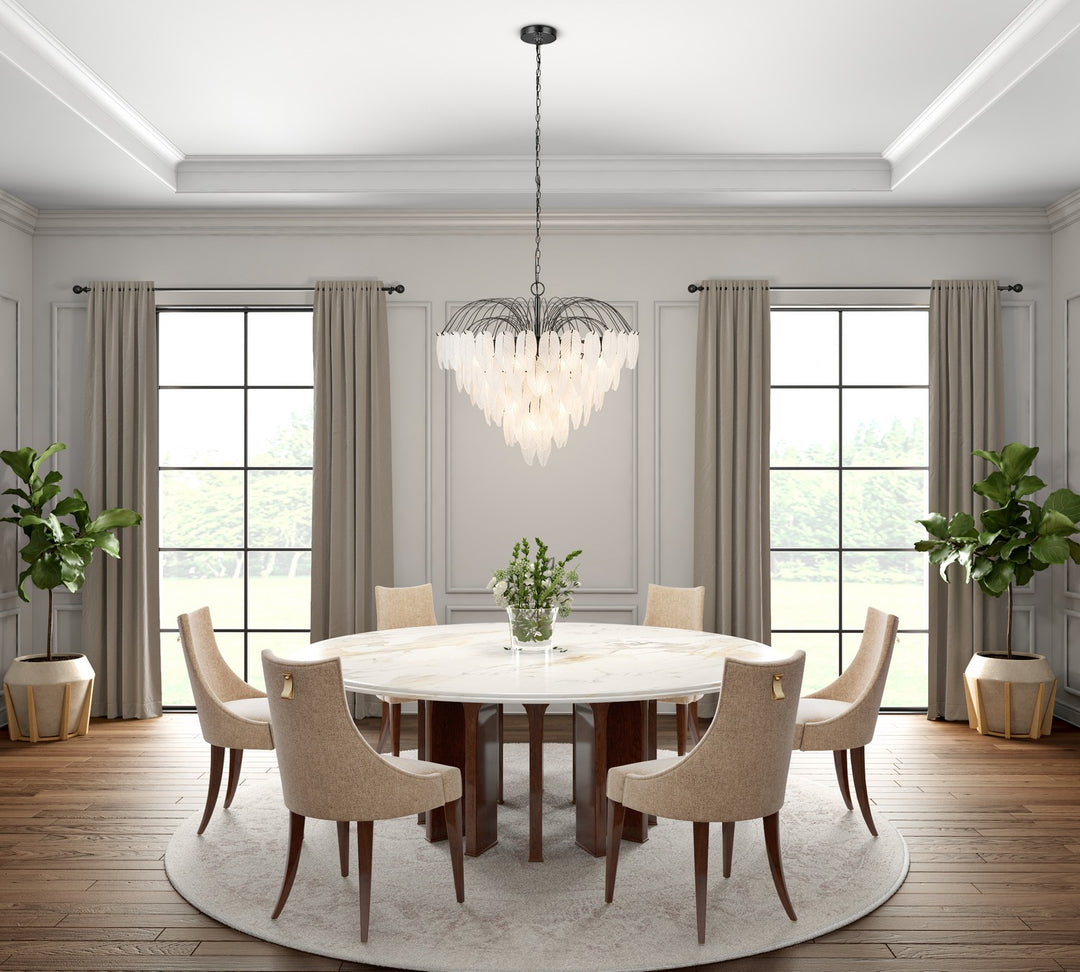 Artcraft Canada - AC11783BK - 24 Light Chandelier - Alessia - Black