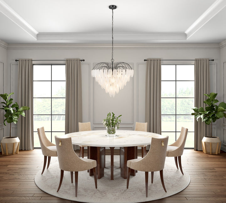 Artcraft Canada - AC11783BK - 24 Light Chandelier - Alessia - Black