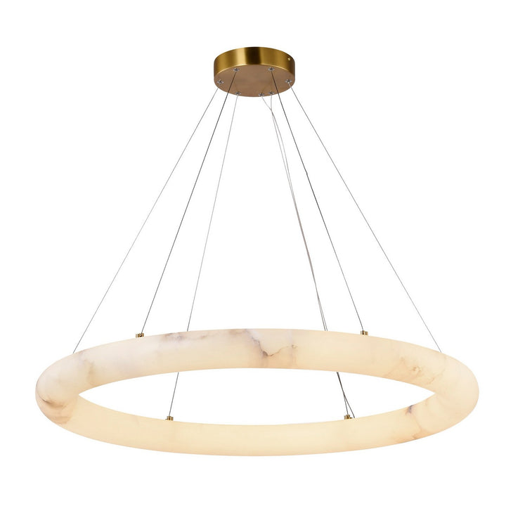 Artcraft Canada - AC7470BR - LED Chandelier - Camila - Brushed Brass