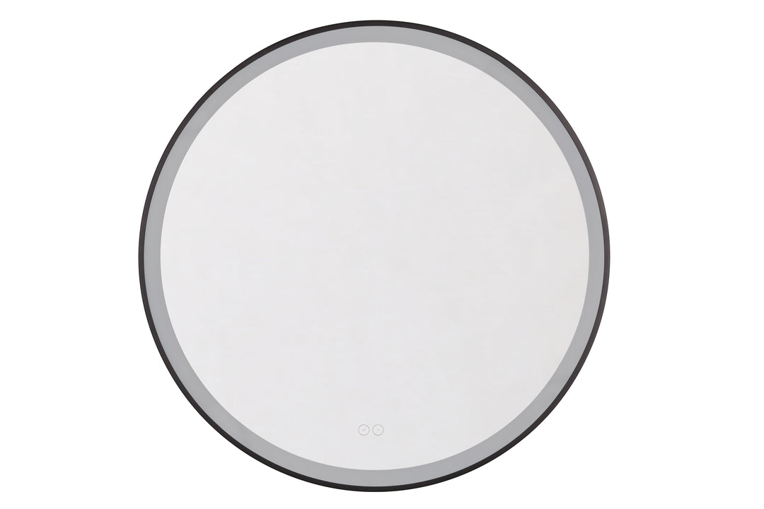 Ross LED Mirror in Flat Black - available from The Lighting Shoppe, trusted by Canadian homeowners