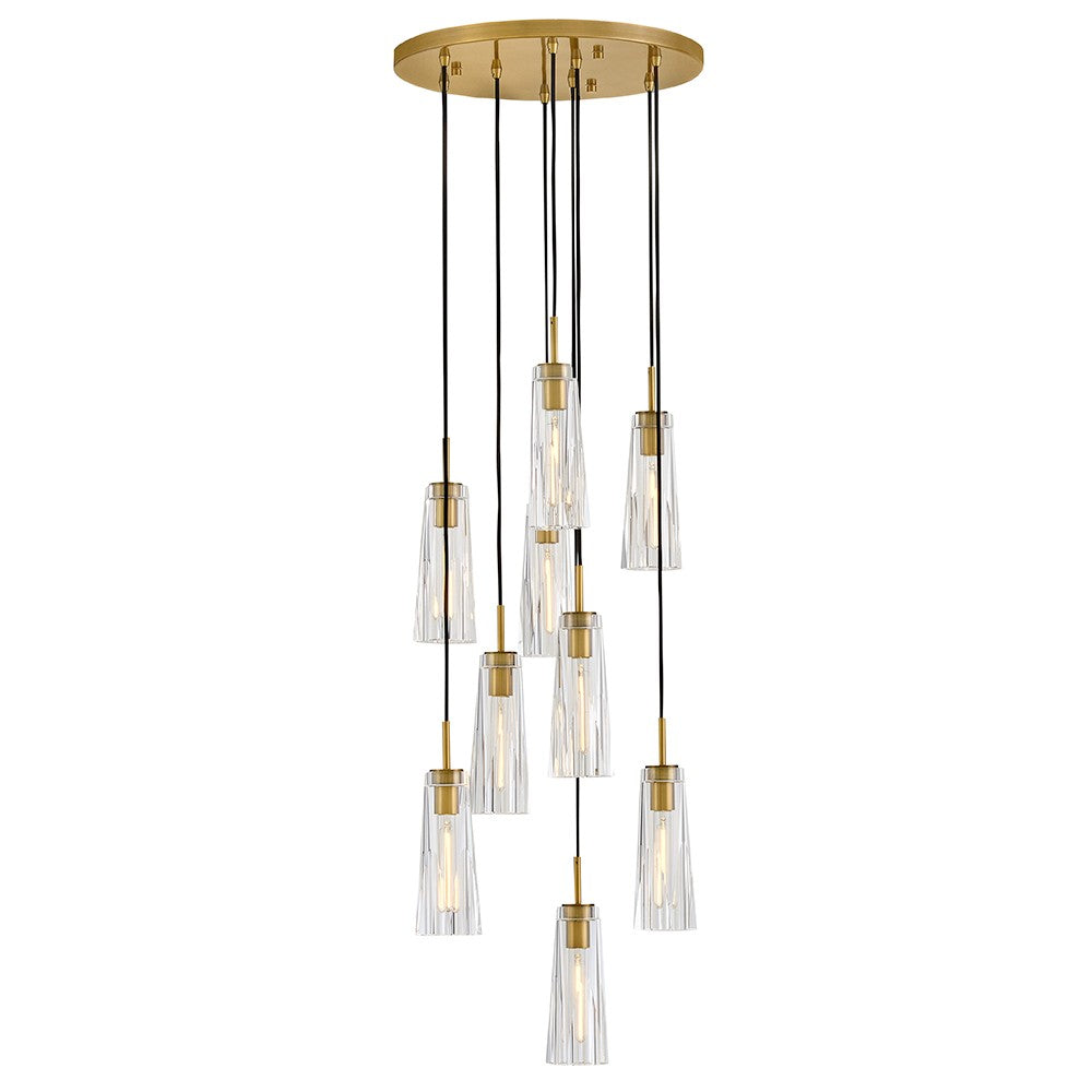 Cosette LED Pendant in Heritage Brass - available from The Lighting Shoppe, trusted by Canadian homeowners