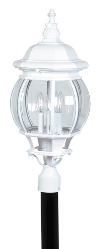 Classico Four Light Outdoor Wall Mount in White - available from The Lighting Shoppe, trusted by Canadian homeowners
