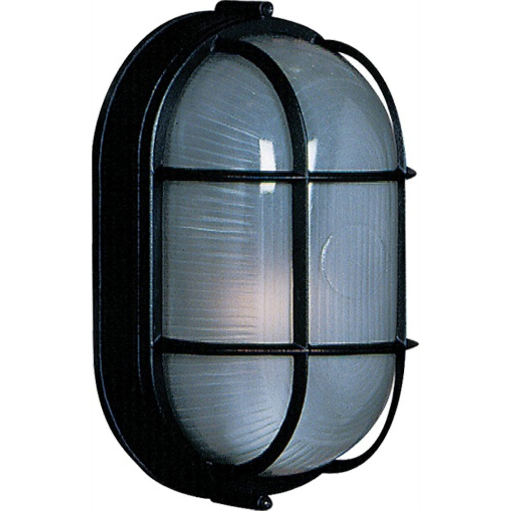Marine One Light Outdoor Wall Mount in Black - available from The Lighting Shoppe, trusted by Canadian homeowners