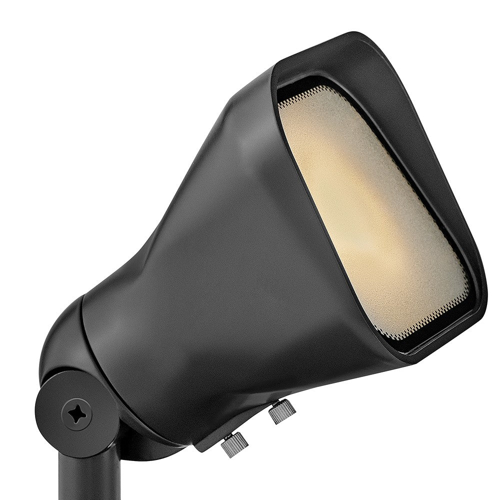 Hardy Island Accent Flood Light LED Landscape - Accent in Brass Satin Black - available from The Lighting Shoppe, trusted by Canadian homeowners