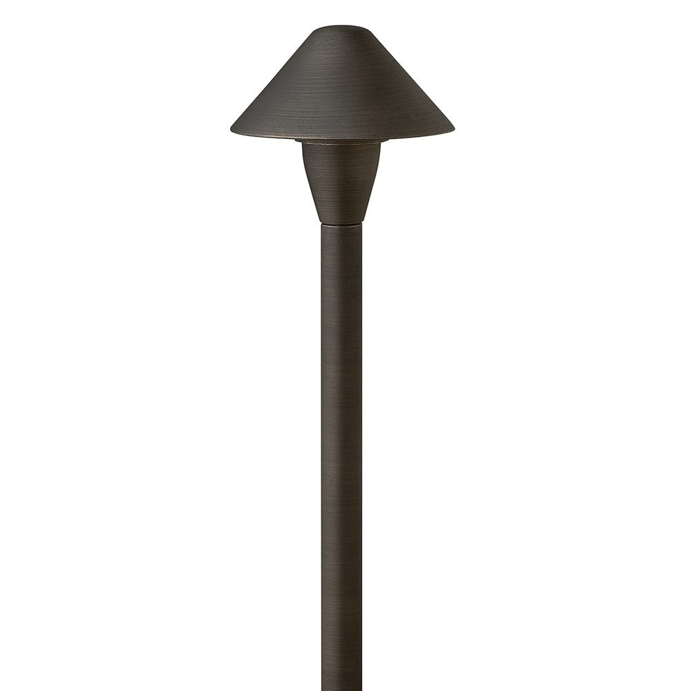 Hardy Island Path Light LED Path Light in Brass Satin Black - available from The Lighting Shoppe, trusted by Canadian homeowners