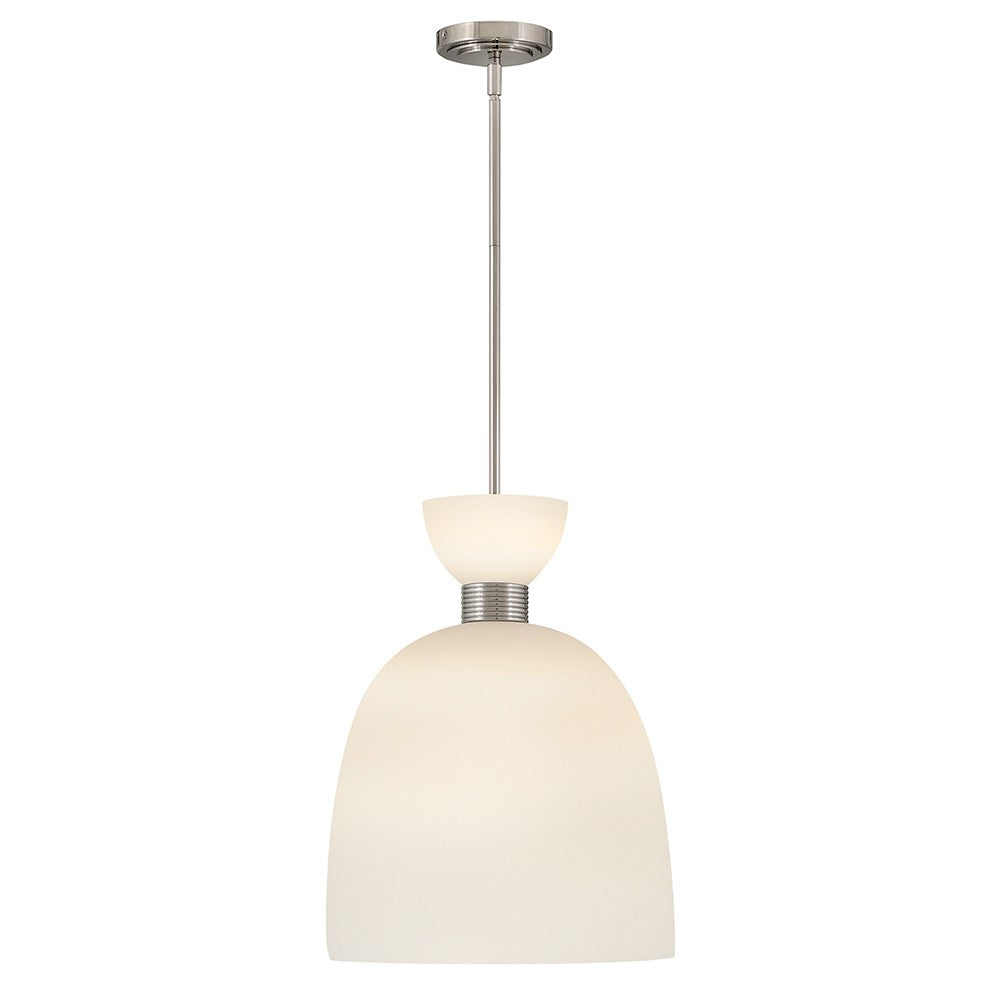 Tallulah LED Pendant in Polished Nickel - available from The Lighting Shoppe, trusted by Canadian homeowners