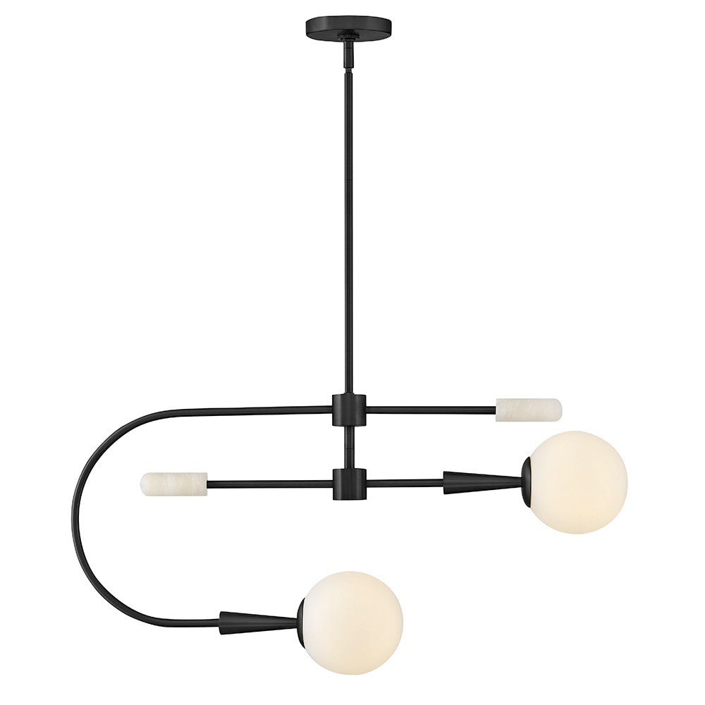 Lark Canada - 83505BK - LED Chandelier - Maude - Black