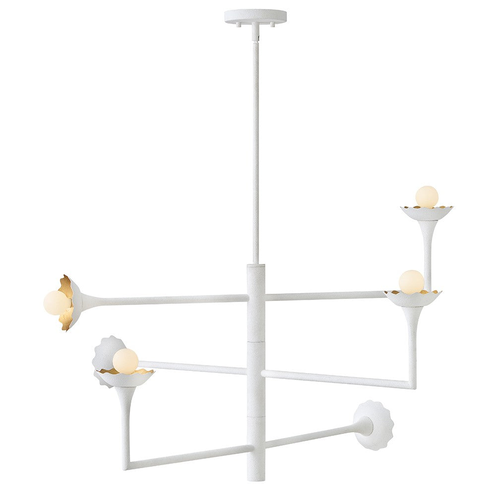 Lark Canada - 84246TXP - LED Chandelier - Darla - Textured Plaster