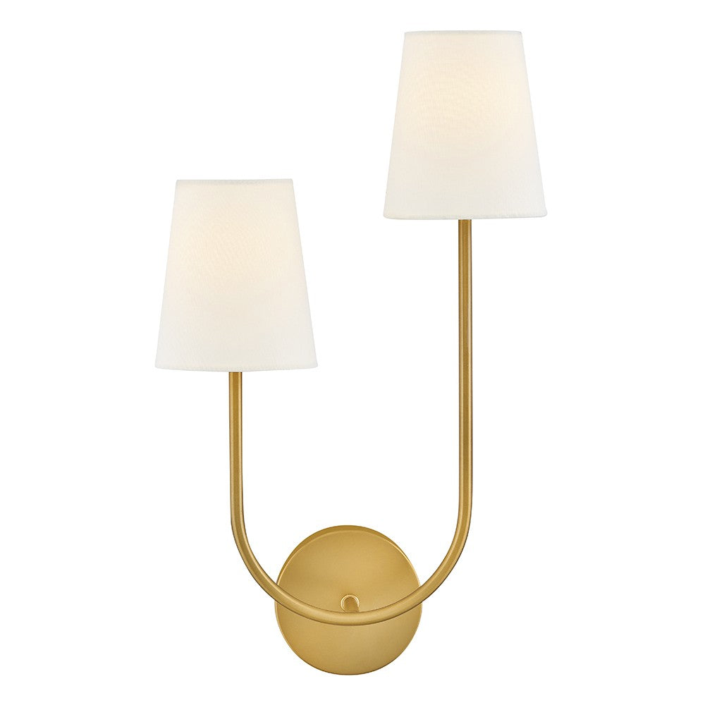 Lark Canada - 84260LCB - LED Wall Sconce - Cora - Lacquered Brass