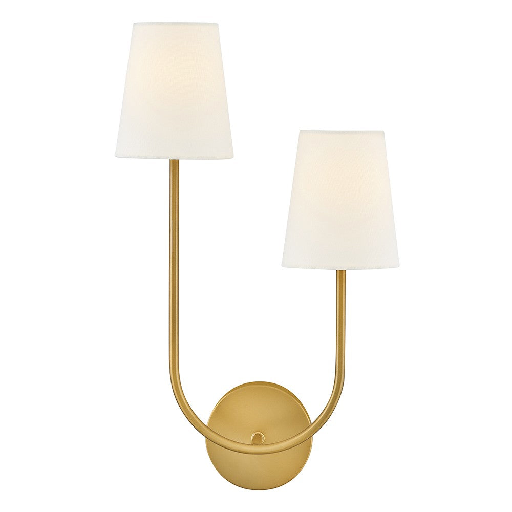 Lark Canada - 84262LCB - LED Wall Sconce - Cora - Lacquered Brass