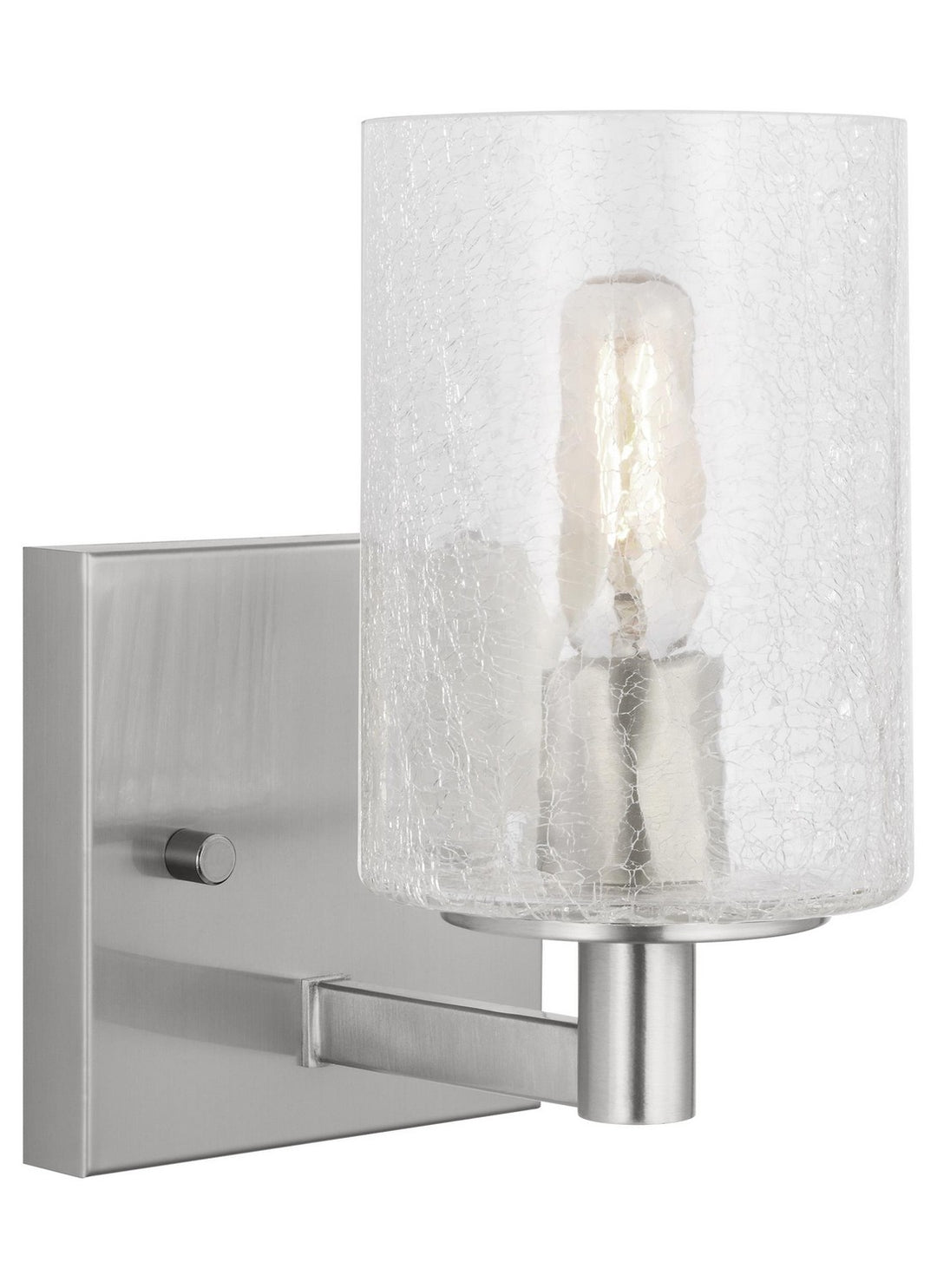 Parker One Light Wall / Bath Sconce in Brushed Steel - available from The Lighting Shoppe, trusted by Canadian homeowners