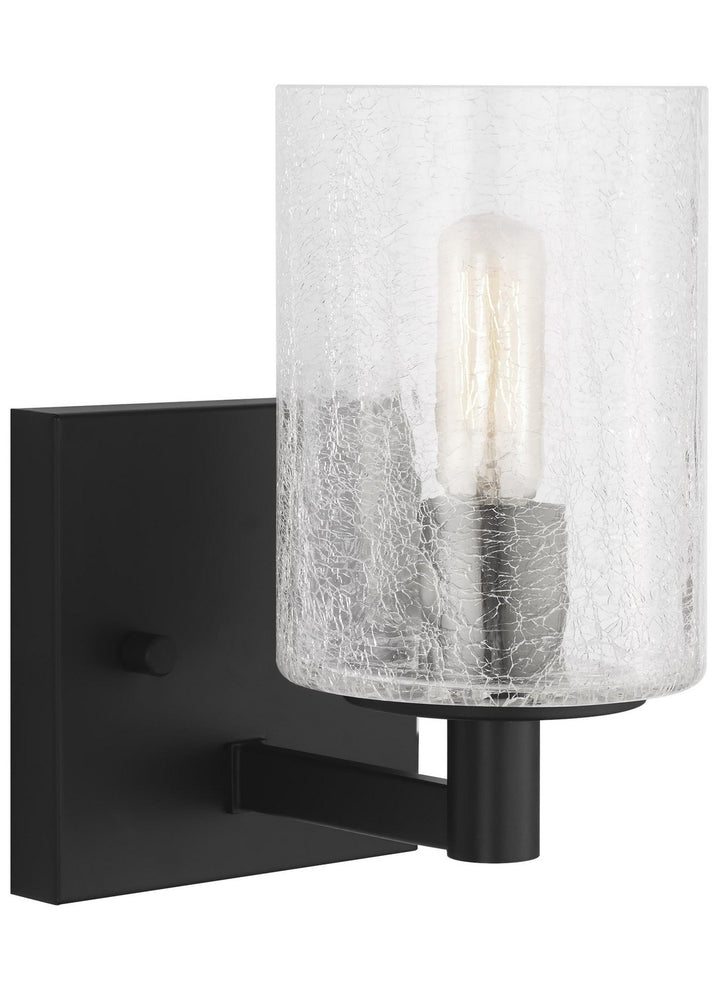 Parker One Light Wall / Bath Sconce in Midnight Black - available from The Lighting Shoppe, trusted by Canadian homeowners