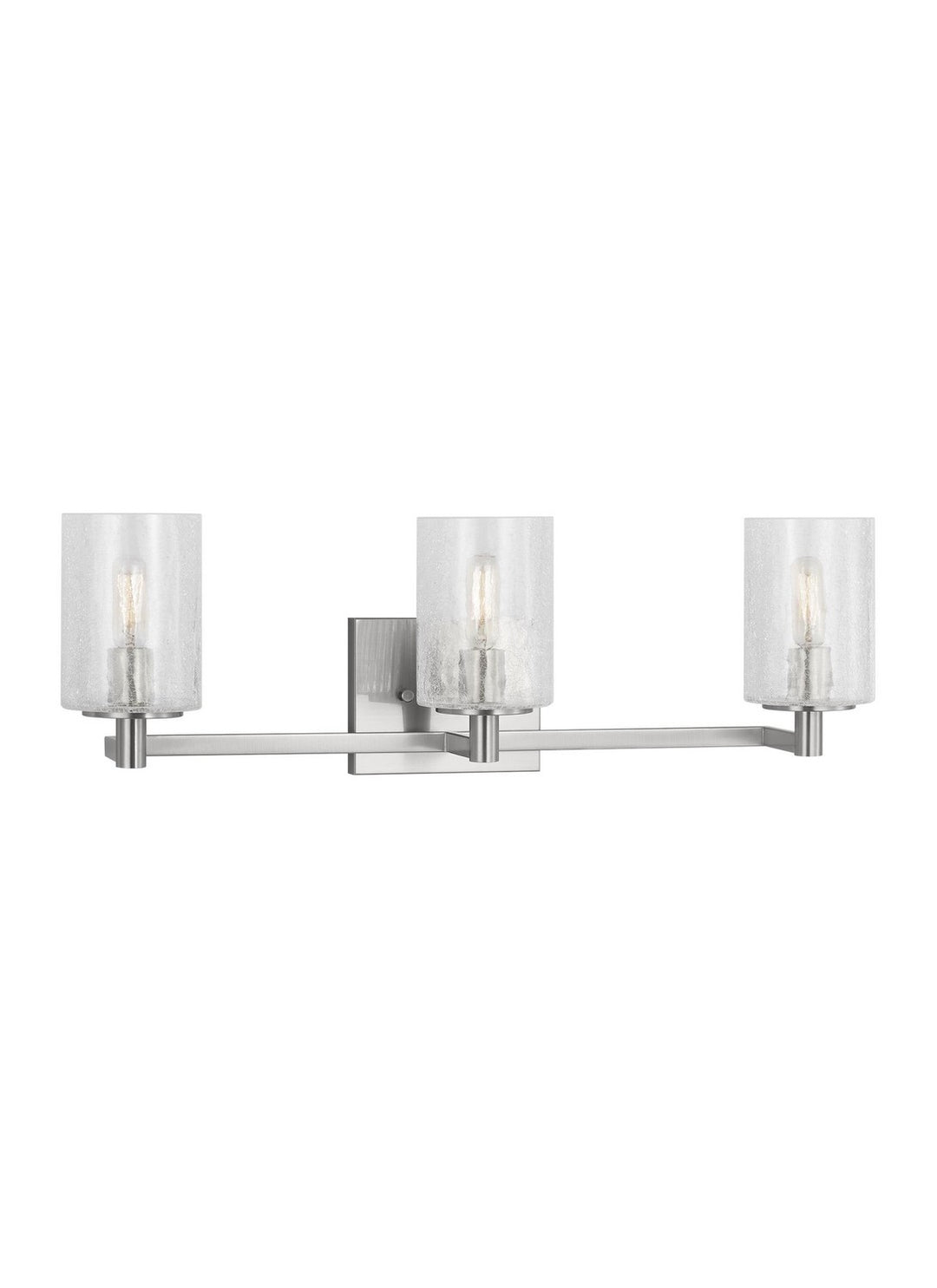 Parker Three Light Wall / Bath in Brushed Steel - available from The Lighting Shoppe, trusted by Canadian homeowners