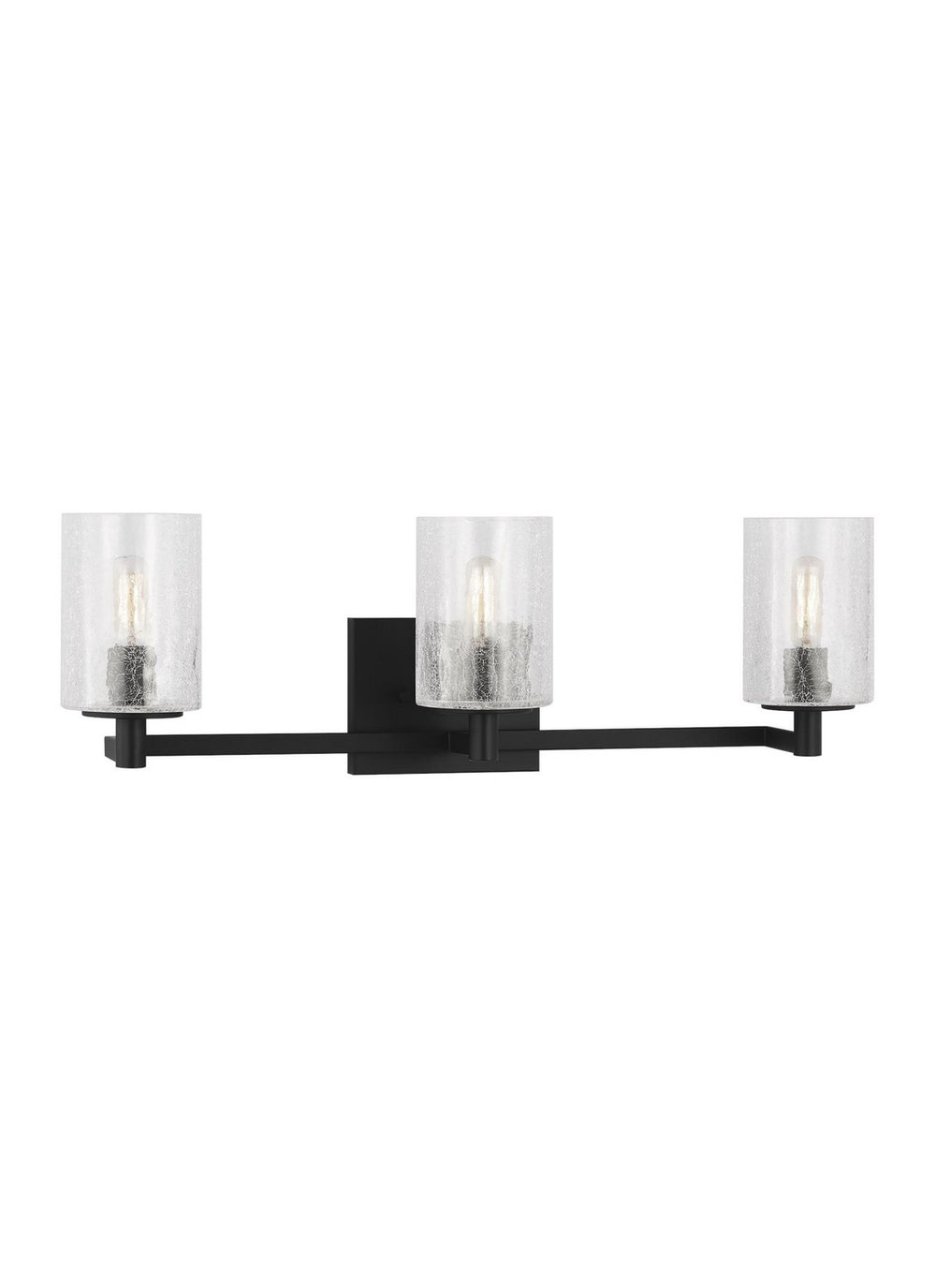 Parker Three Light Wall / Bath in Midnight Black - available from The Lighting Shoppe, trusted by Canadian homeowners