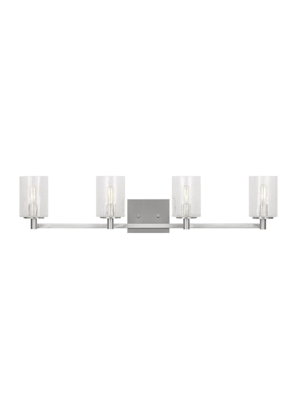 Parker Four Light Wall / Bath in Brushed Steel - available from The Lighting Shoppe, trusted by Canadian homeowners