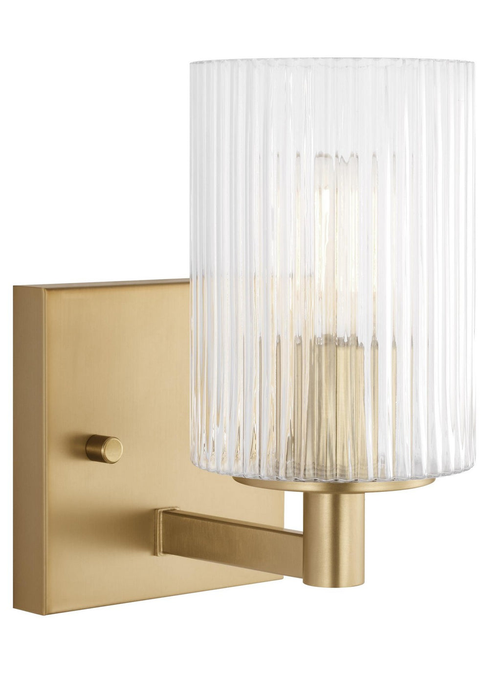 Lando One Light Wall / Bath Sconce in Satin Bronze - available from The Lighting Shoppe, trusted by Canadian homeowners