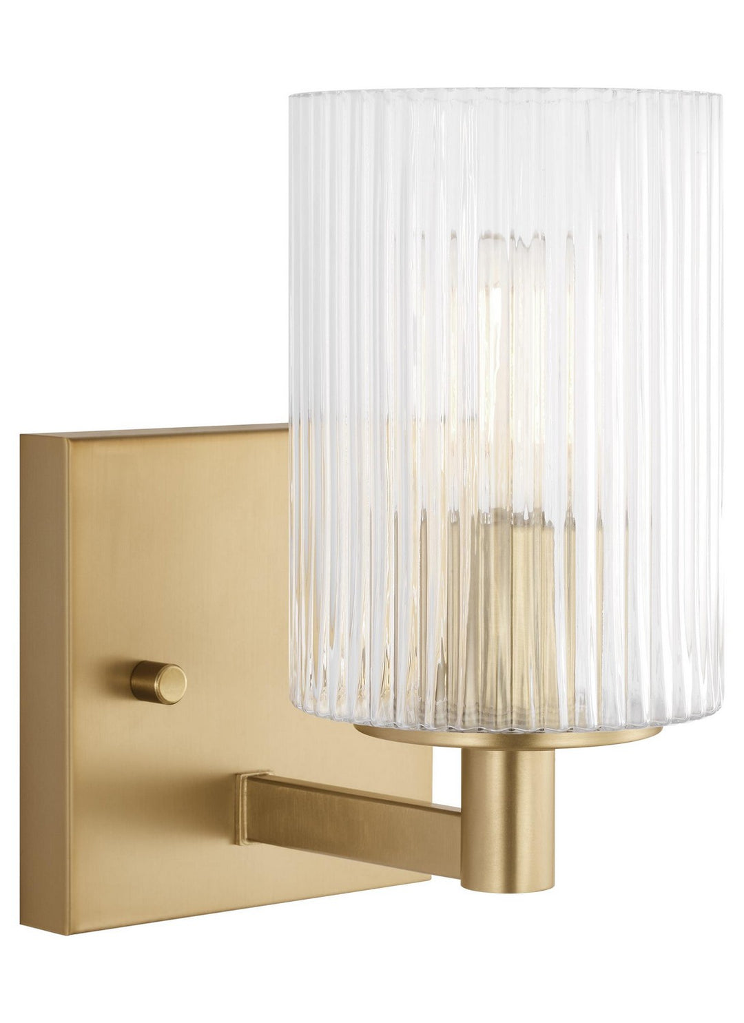Lando One Light Wall / Bath Sconce in Satin Bronze - available from The Lighting Shoppe, trusted by Canadian homeowners
