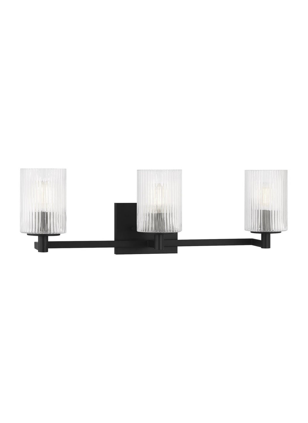 Lando Three Light Wall / Bath in Midnight Black - available from The Lighting Shoppe, trusted by Canadian homeowners