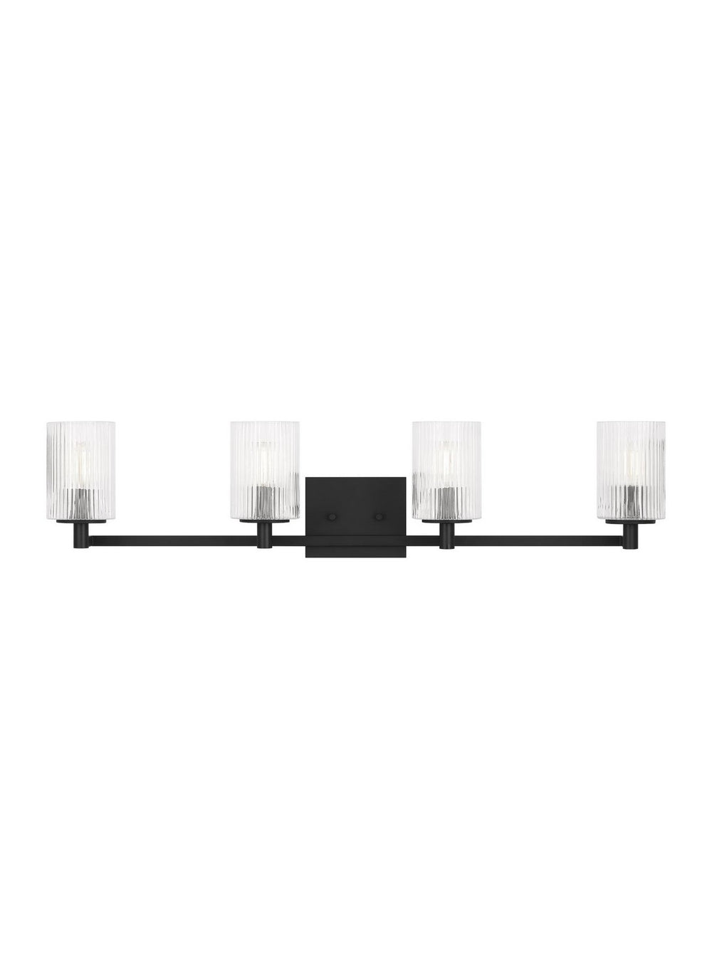 Lando Four Light Wall / Bath in Midnight Black - available from The Lighting Shoppe, trusted by Canadian homeowners