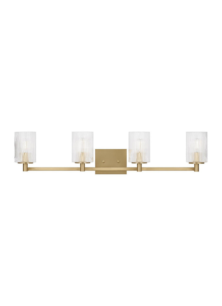 Lando Four Light Wall / Bath in Satin Bronze - available from The Lighting Shoppe, trusted by Canadian homeowners