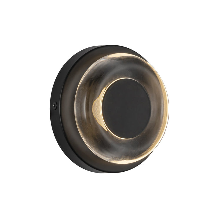 Kuzco Canada - WS97204-BK/CL - LED Wall Sconce - Stephord - Black/Clear Glass