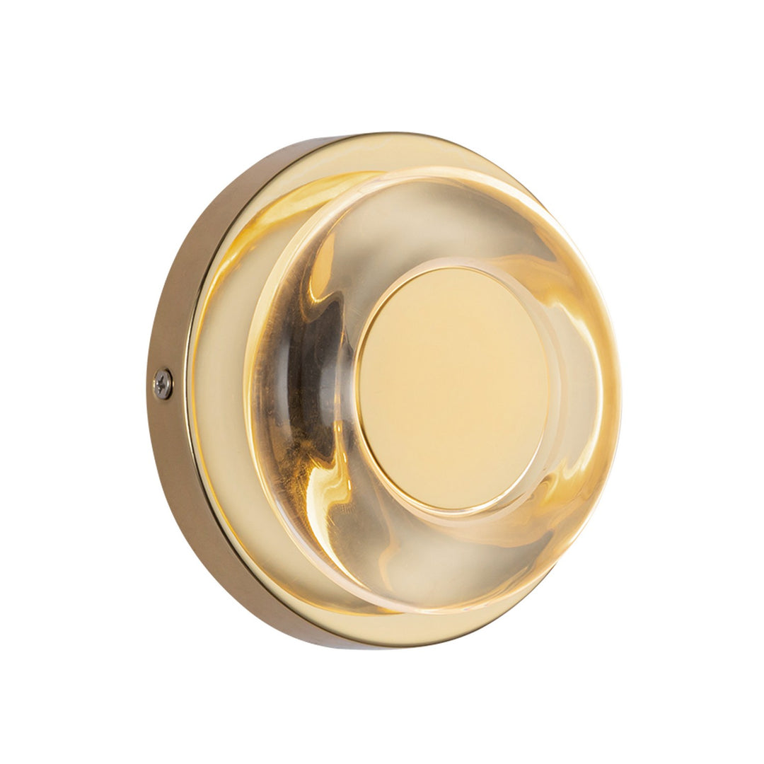 Kuzco Canada - WS97204-MRB/CL - LED Wall Sconce - Stephord - Metallic Brass/Clear Glass