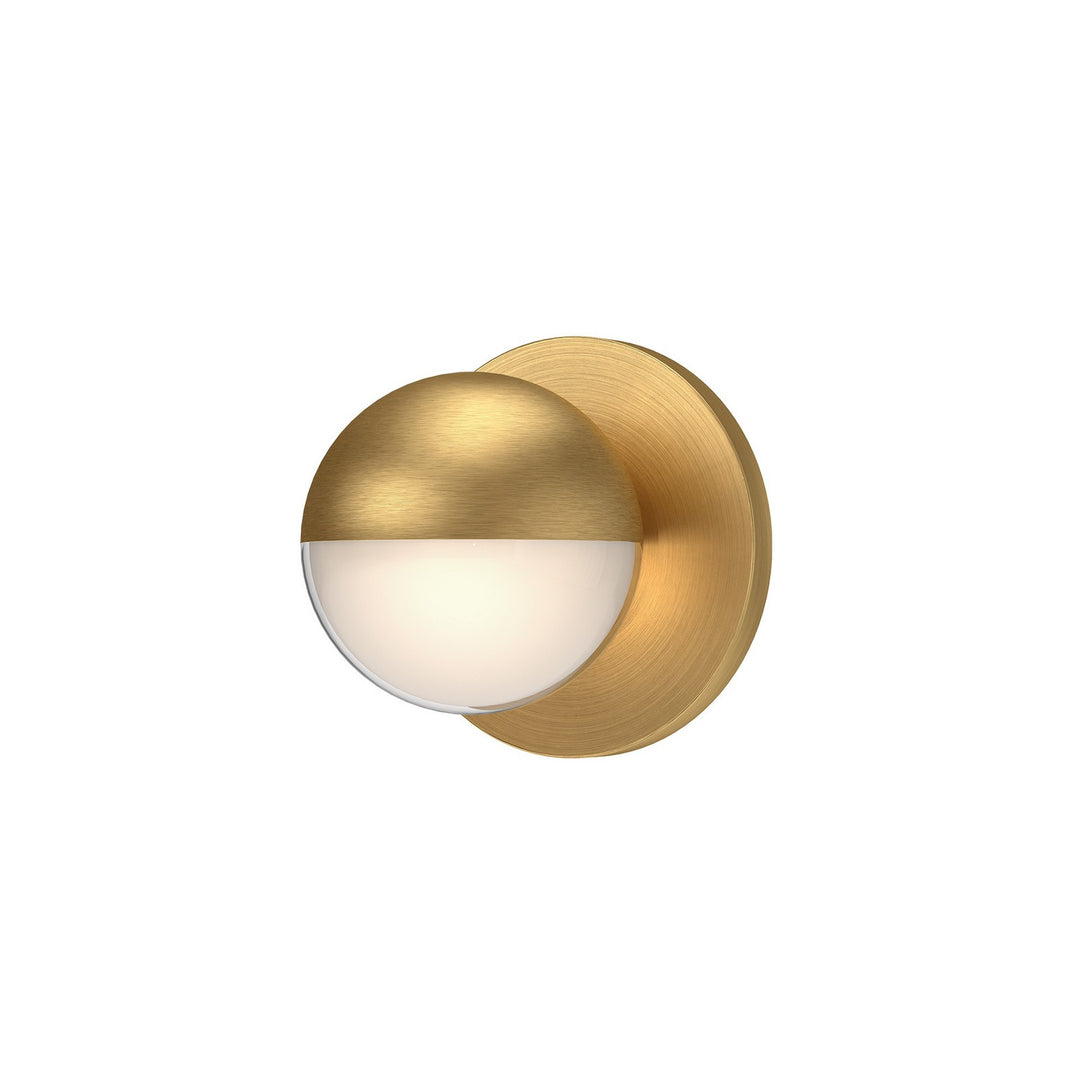 Pluto LED Wall Sconce in Brushed Gold - available from The Lighting Shoppe, trusted by Canadian homeowners