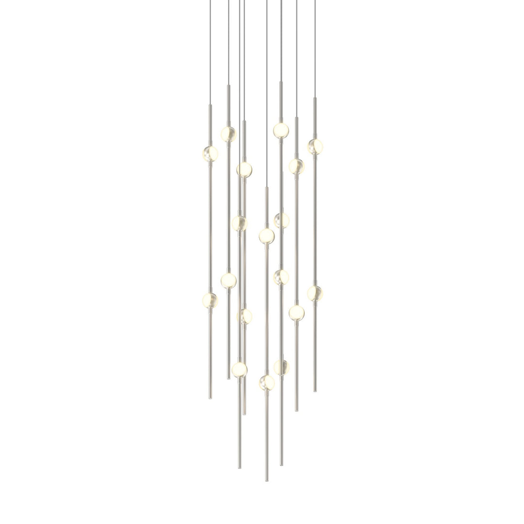 Constellation LED Pendant in Satin Nickel - available from The Lighting Shoppe, trusted by Canadian homeowners