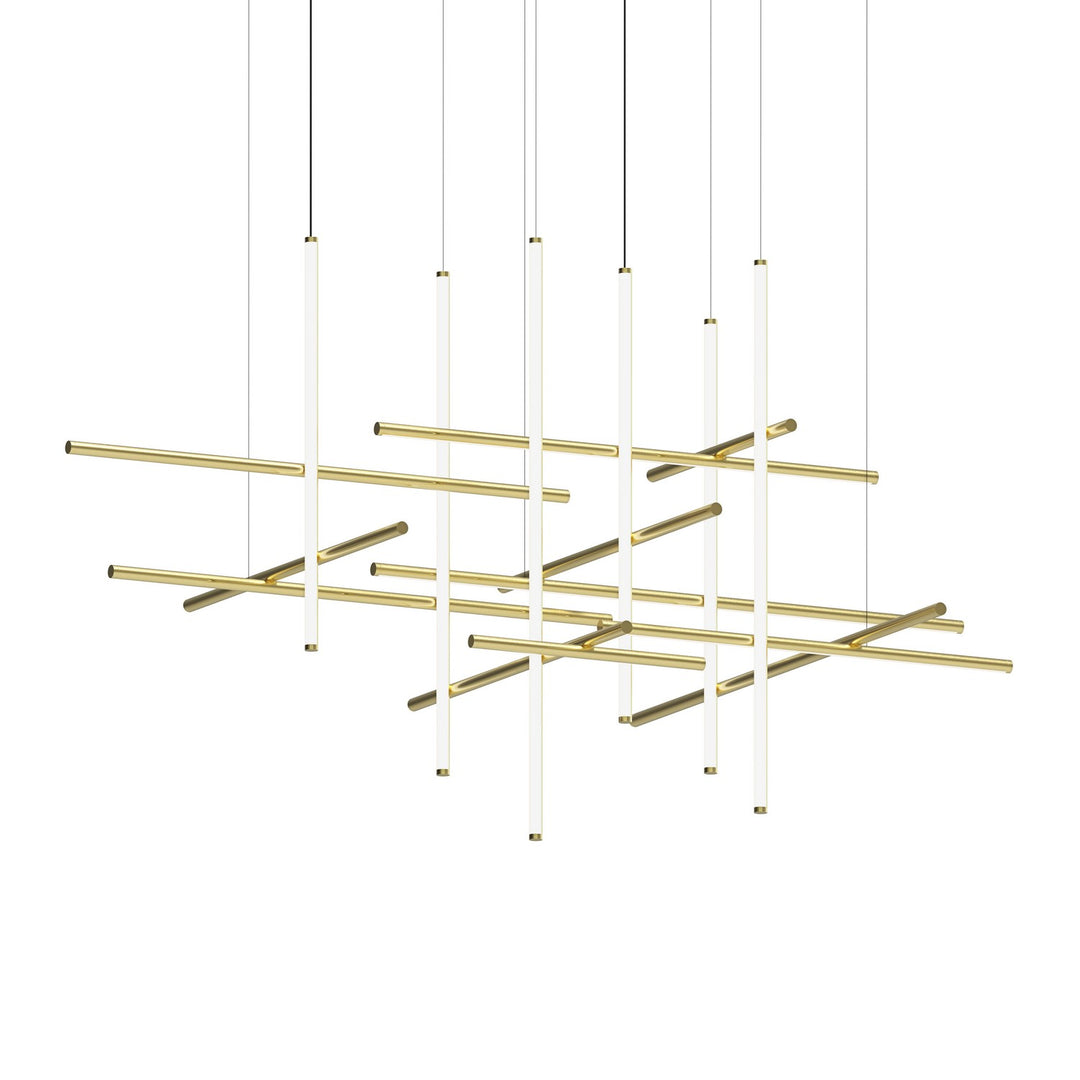 Labyrinth LED Pendant in Brass - available from The Lighting Shoppe, trusted by Canadian homeowners