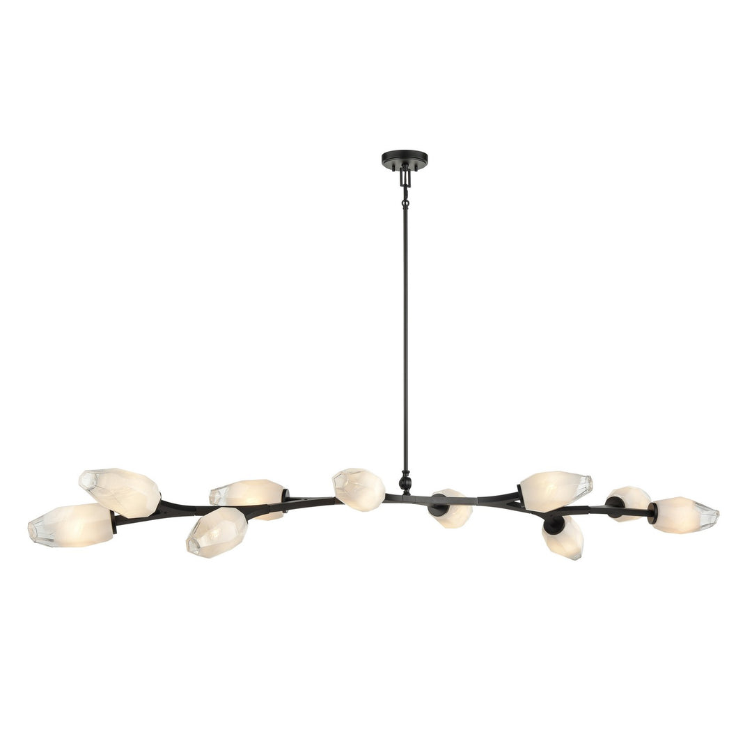 Javelin Ten Light Chandelier in Ebony - available from The Lighting Shoppe, trusted by Canadian homeowners