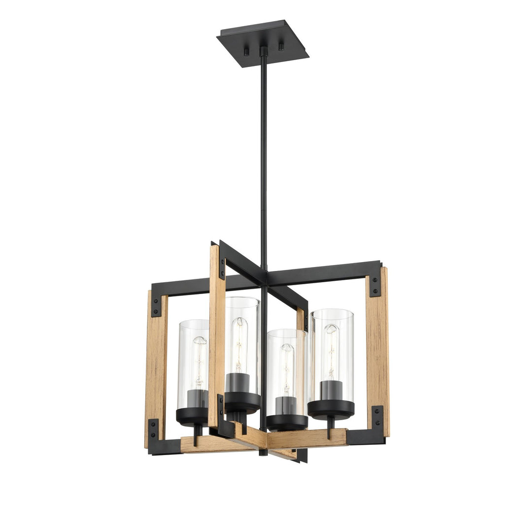 Okanagan Four Light Pendant in Ebony - available from The Lighting Shoppe, trusted by Canadian homeowners