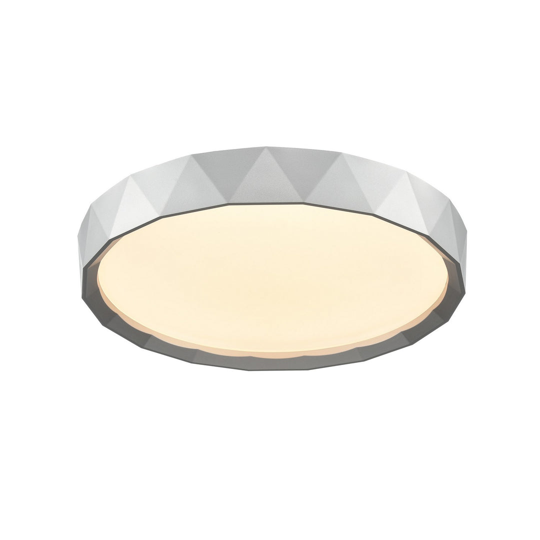 Dawson LED Flush Mount in Platinum - available from The Lighting Shoppe, trusted by Canadian homeowners