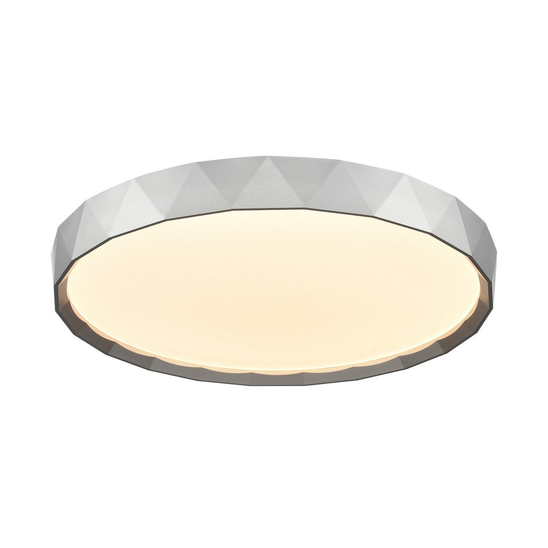 Dawson LED Flush Mount in Platinum - available from The Lighting Shoppe, trusted by Canadian homeowners