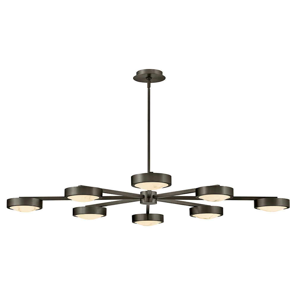 Cava LED Semi Flush Mount in Black Oxide - available from The Lighting Shoppe, trusted by Canadian homeowners
