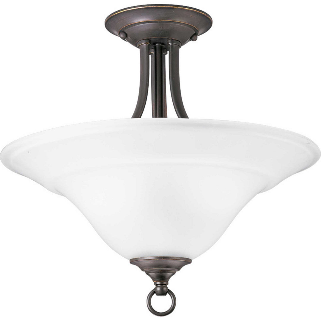 Progress Canada - P3473-20 - Two Light Semi-Flush Mount - Trinity - Antique Bronze