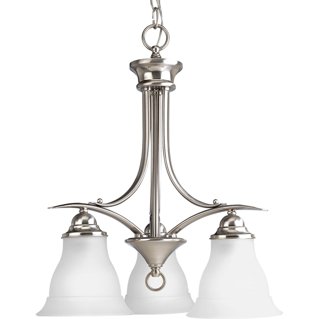 Progress Canada - P4324-09 - Three Light Chandelier - Trinity - Brushed Nickel