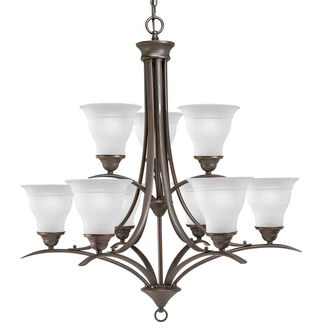 Progress Canada - P4329-20 - Nine Light Chandelier - Trinity - Antique Bronze