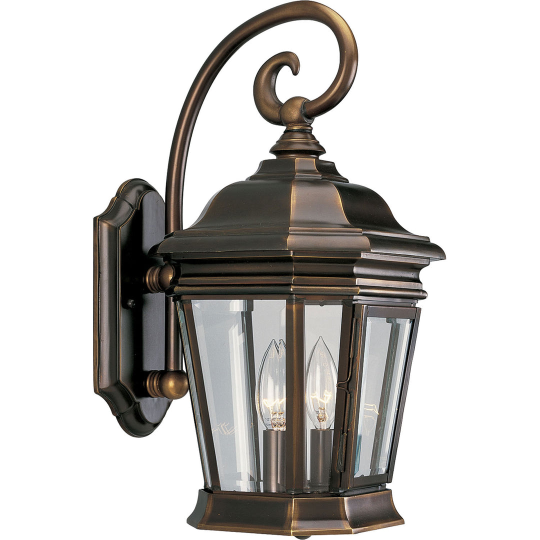 Crawford Two Light Wall Lantern in Oil Rubbed Bronze - available from The Lighting Shoppe, trusted by Canadian homeowners
