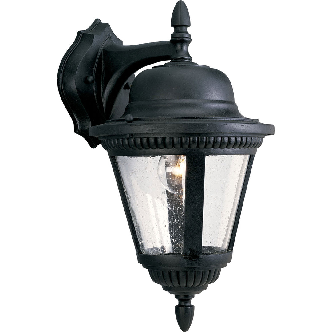 Westport One Light Wall Lantern in Textured Black - available from The Lighting Shoppe, trusted by Canadian homeowners