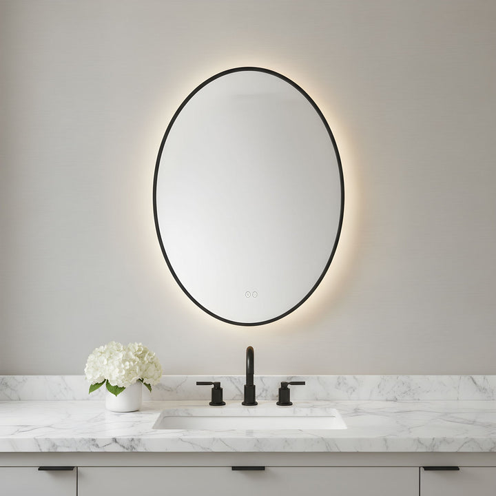 Generation Lighting Canada - MREL1430MBK - Mirror - Cadre - Midnight Black