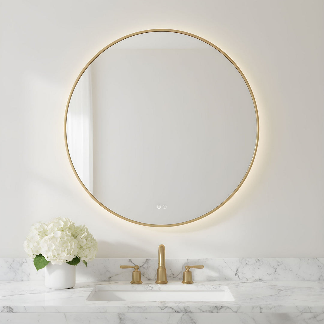 Generation Lighting Canada - MREL1431SB - Mirror - Cadre - Satin Brass