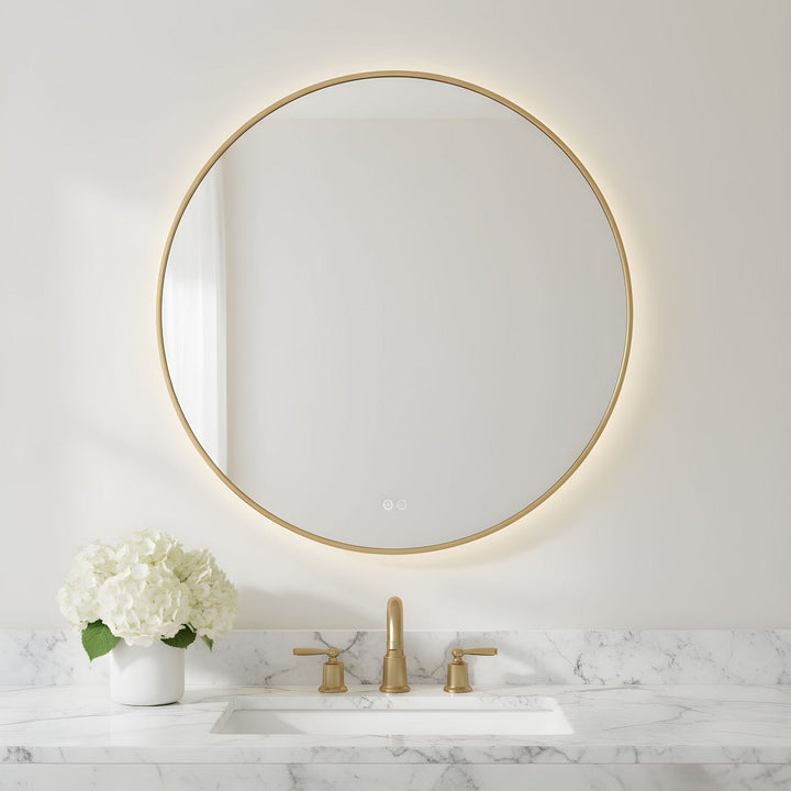 Generation Lighting Canada - MREL1431SB - Mirror - Cadre - Satin Brass