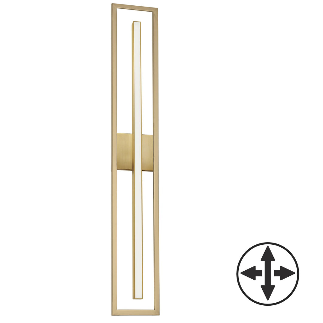 Arandel LED Vanity in Aged Brass - available from The Lighting Shoppe, trusted by Canadian homeowners