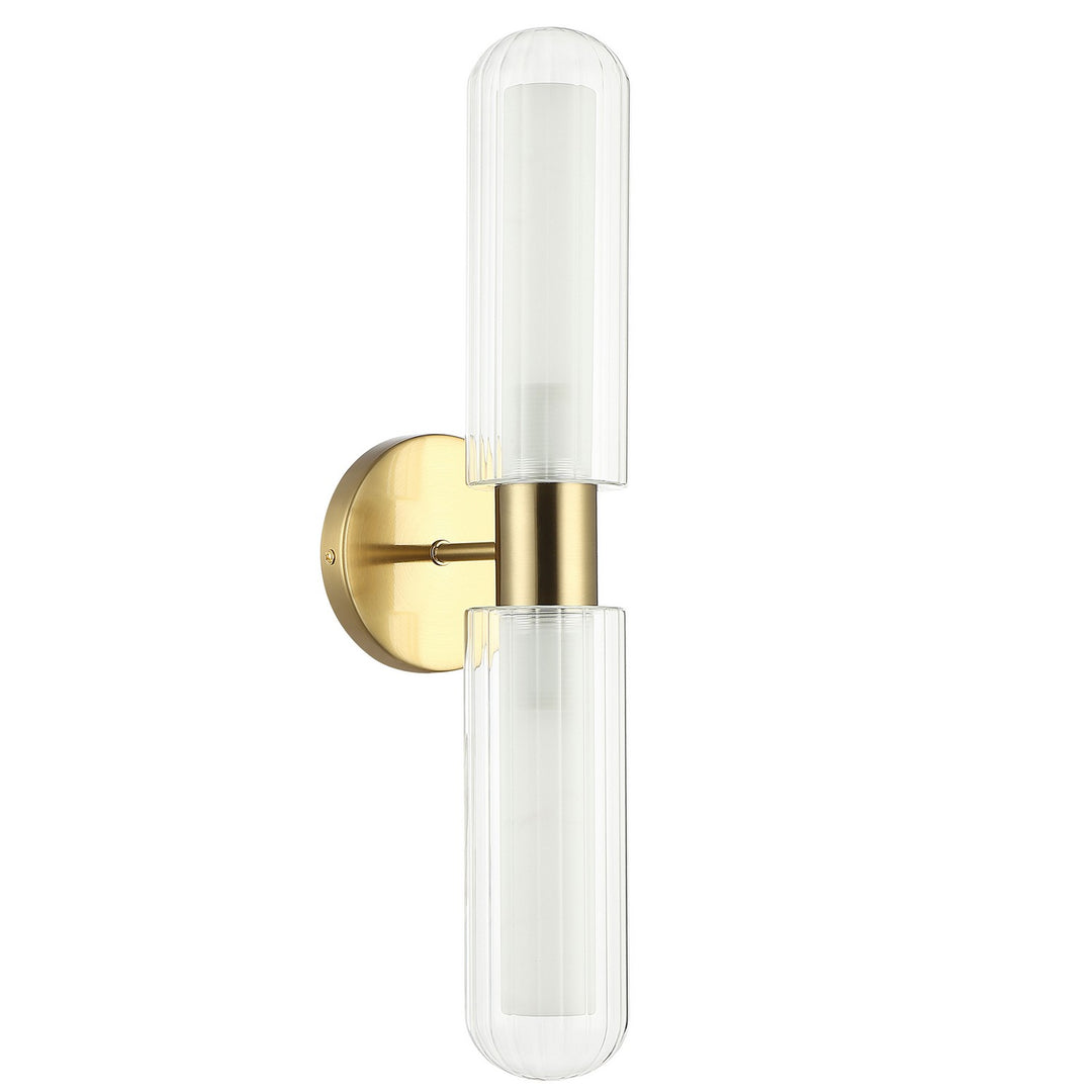 Dainolite Canada - BBA-192W-AGB - Two Light Wall Sconce - Balbina - Aged Brass