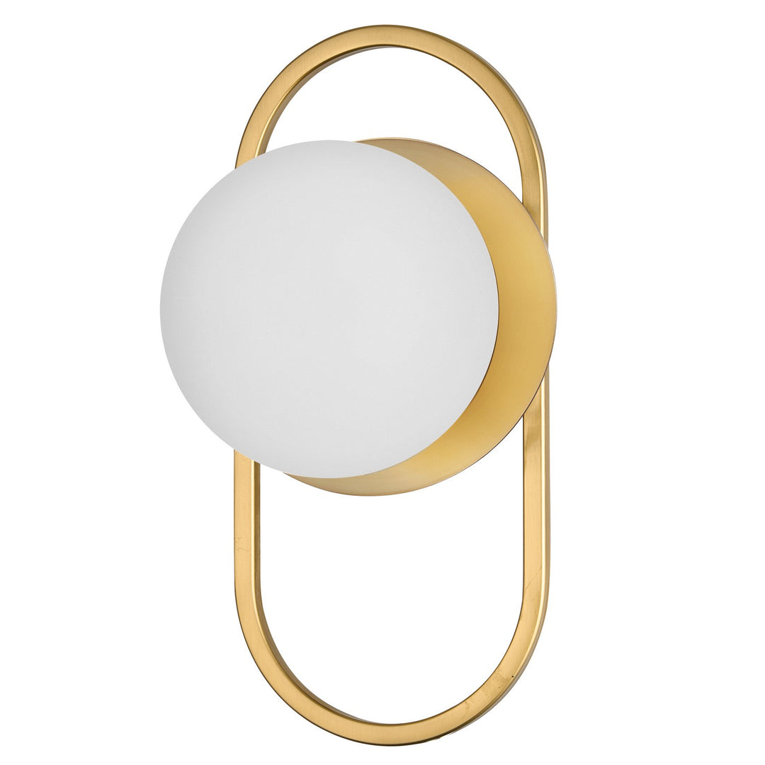 Burlat One Light Wall Sconce in White - available from The Lighting Shoppe, trusted by Canadian homeowners