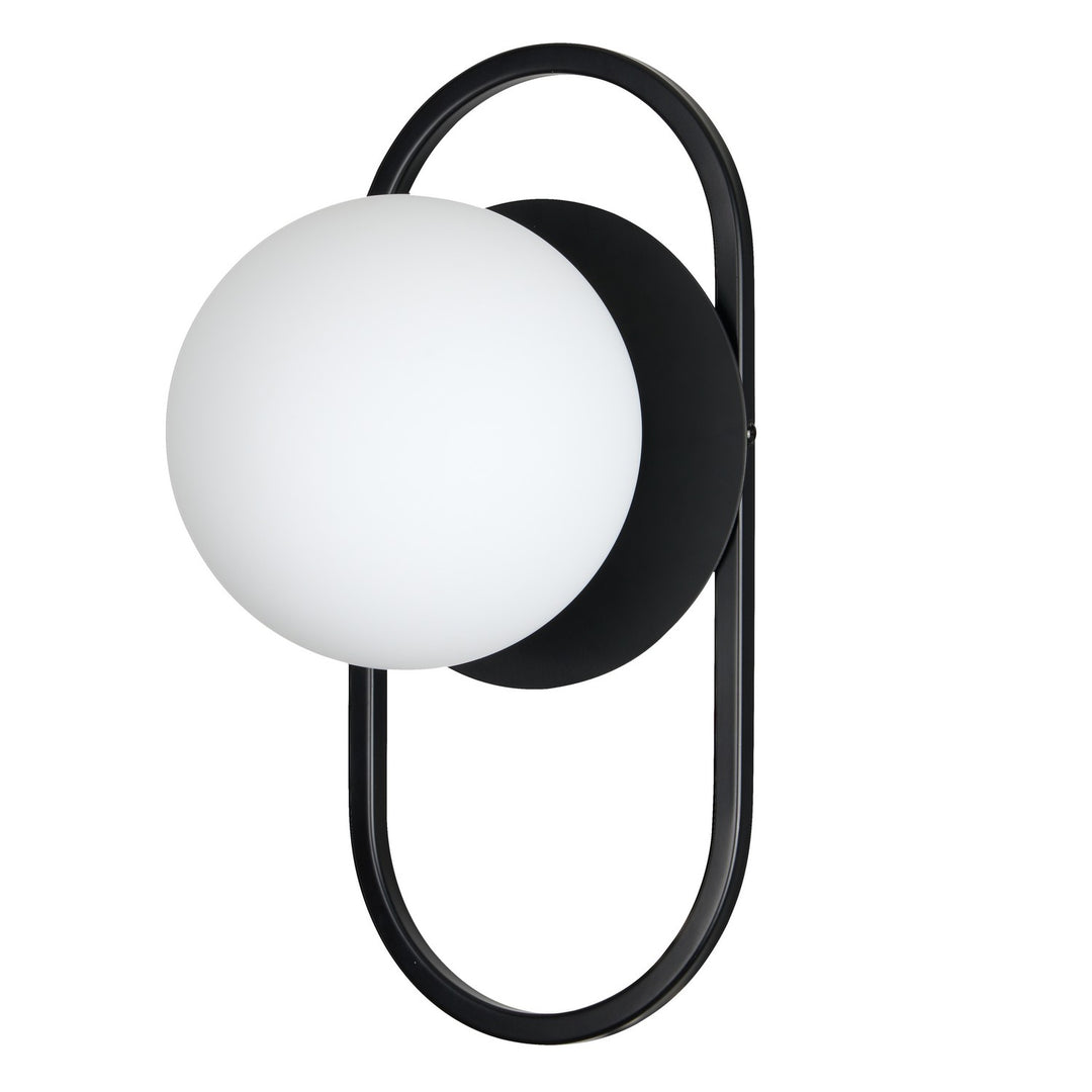 Burlat One Light Wall Sconce in White - available from The Lighting Shoppe, trusted by Canadian homeowners