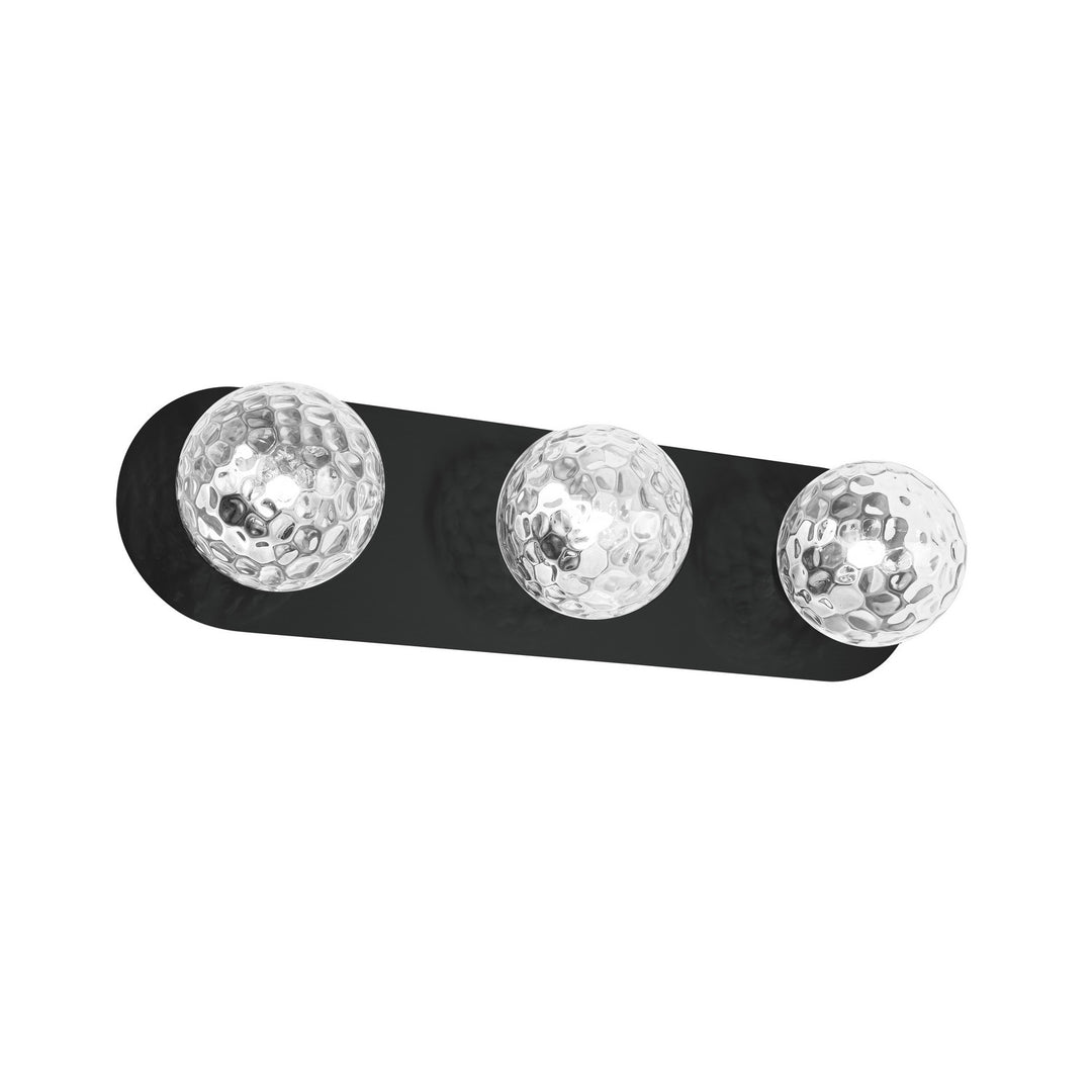 Burlat Three Light Vanity in Clear - available from The Lighting Shoppe, trusted by Canadian homeowners