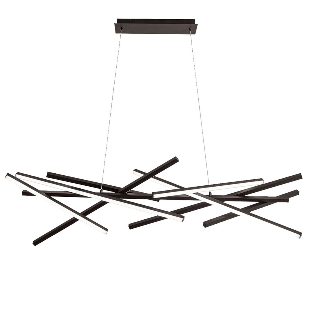 Carly LED Chandelier in Matte Black - available from The Lighting Shoppe, trusted by Canadian homeowners